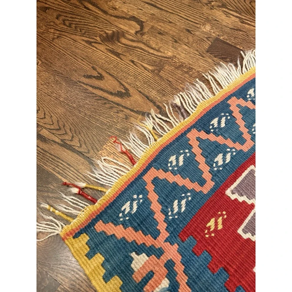Vintage Turkish Wool Area Rug